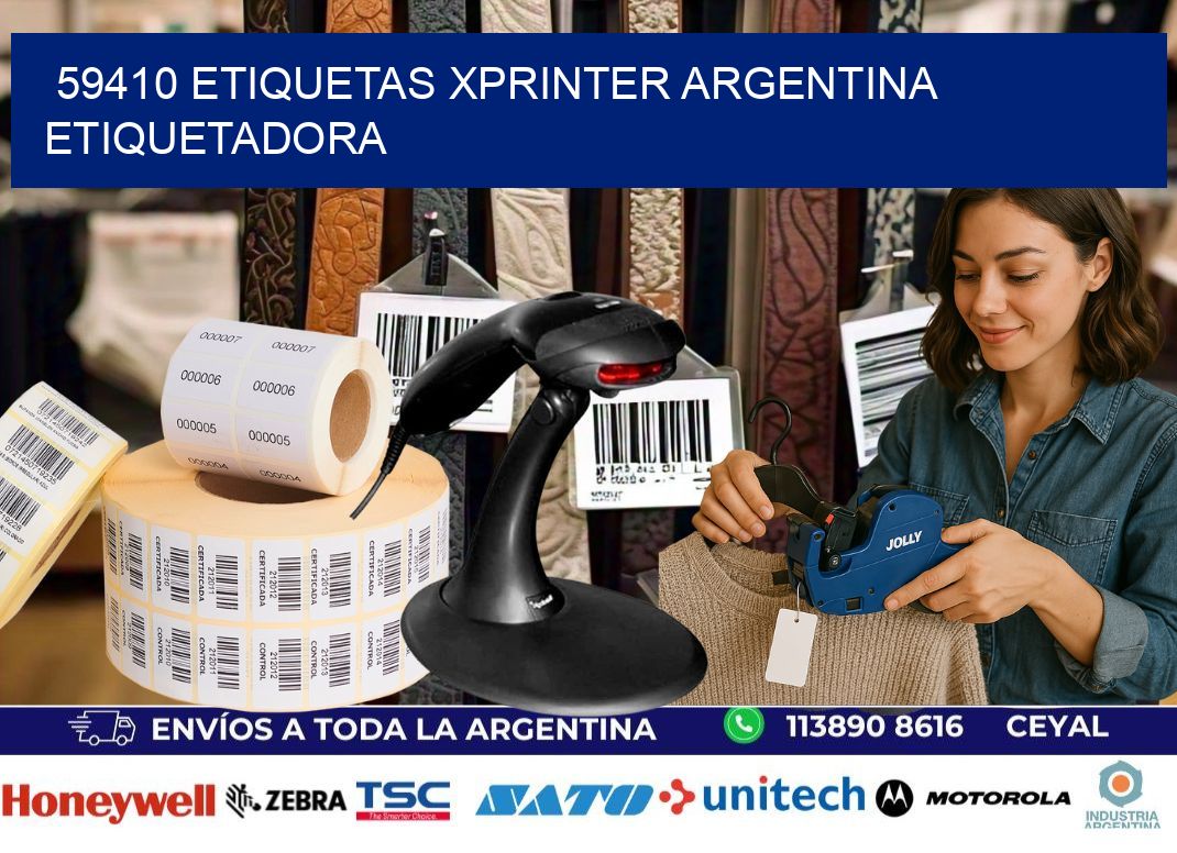 59410 etiquetas xprinter argentina ETIQUETADORA