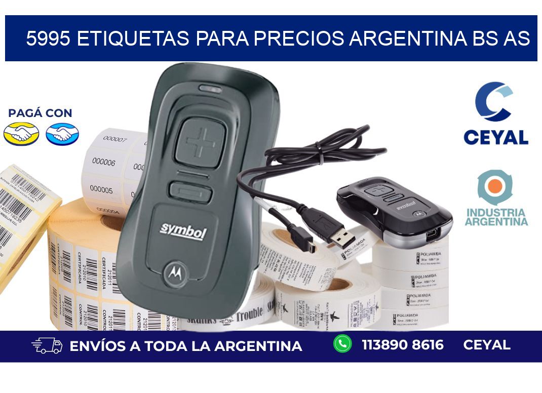 5995 ETIQUETAS PARA PRECIOS ARGENTINA BS AS