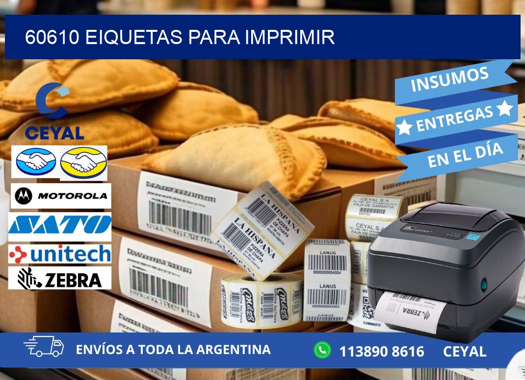 60610 EIQUETAS PARA IMPRIMIR