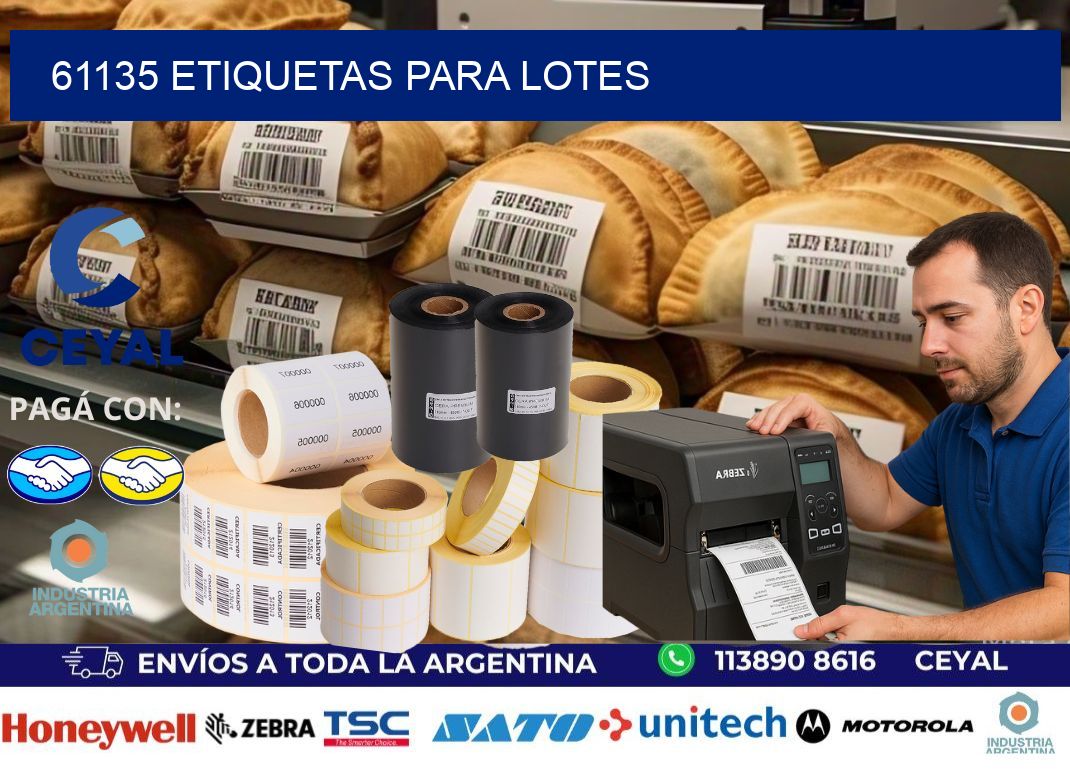 61135 ETIQUETAS PARA LOTES