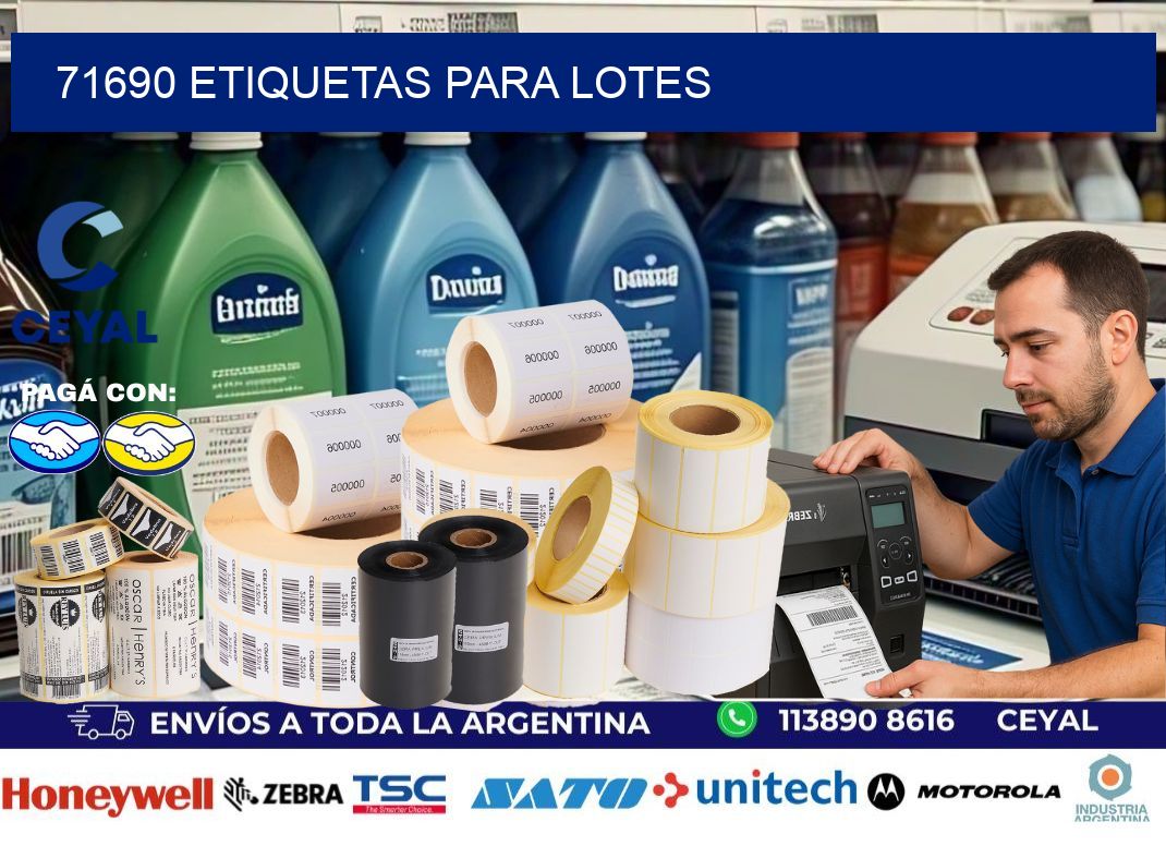 71690 ETIQUETAS PARA LOTES
