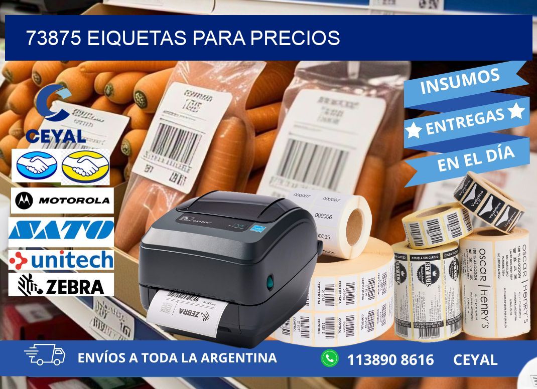 73875 EIQUETAS PARA PRECIOS