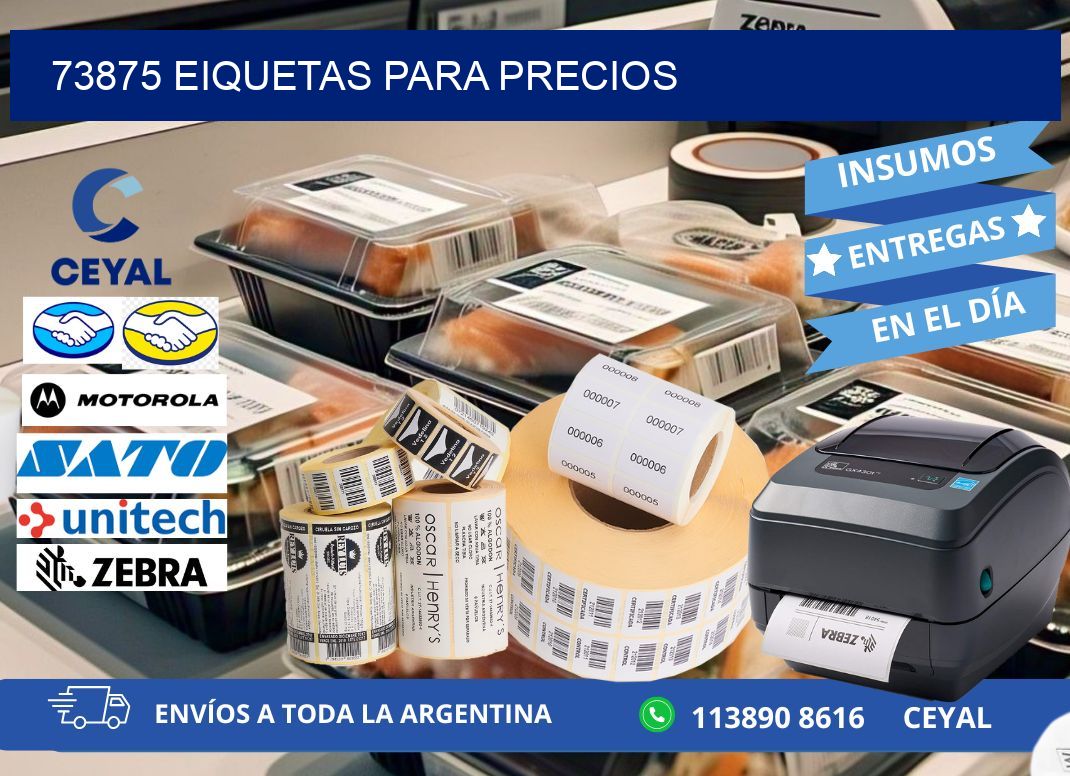 73875 EIQUETAS PARA PRECIOS