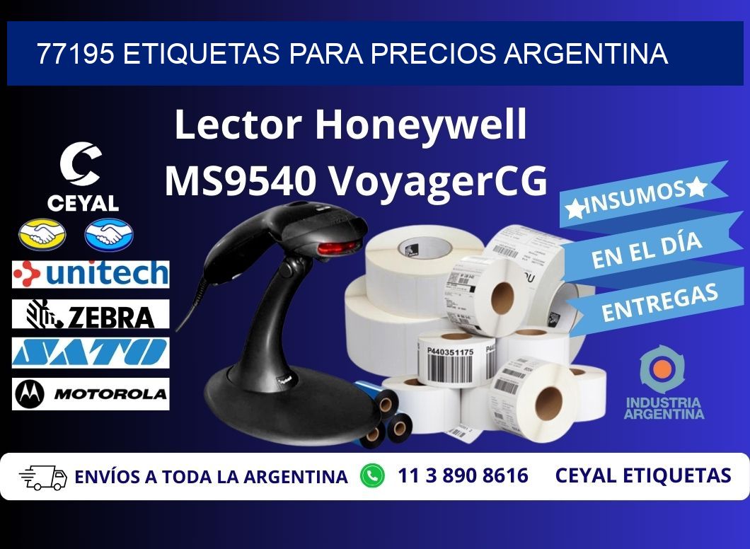 77195 ETIQUETAS PARA PRECIOS ARGENTINA