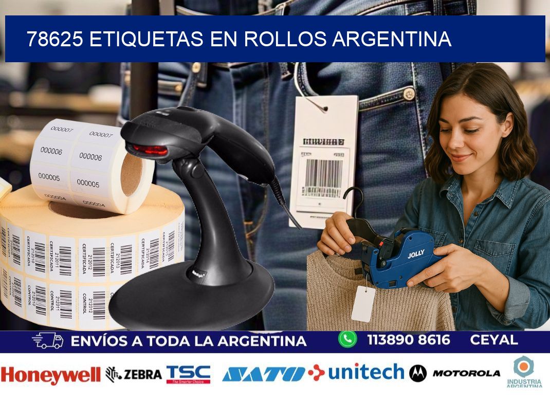 78625 ETIQUETAS EN ROLLOS ARGENTINA