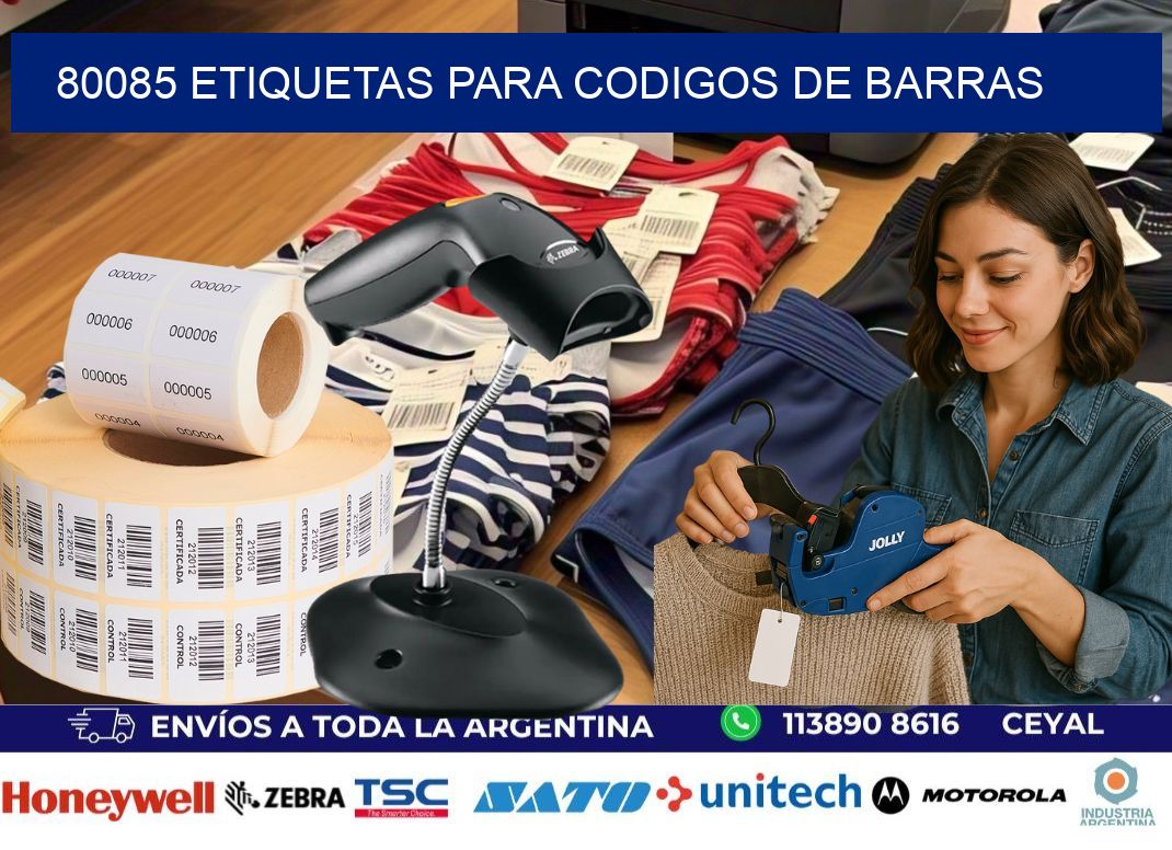 80085 ETIQUETAS PARA CODIGOS DE BARRAS