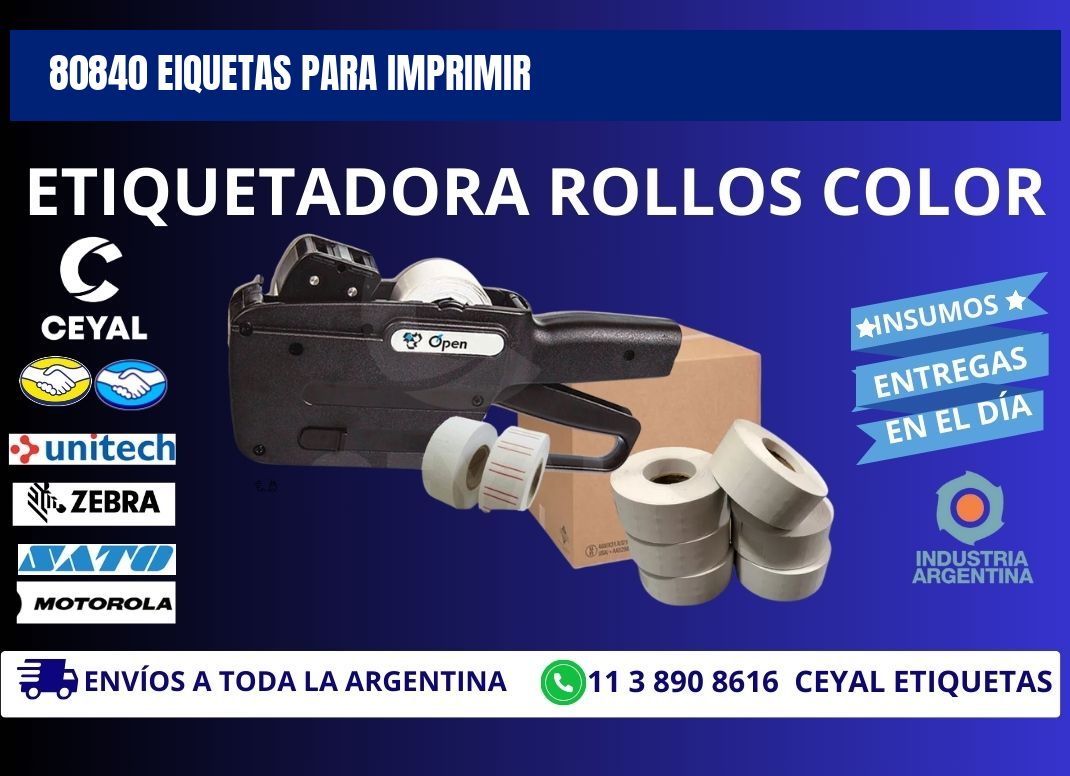 80840 EIQUETAS PARA IMPRIMIR