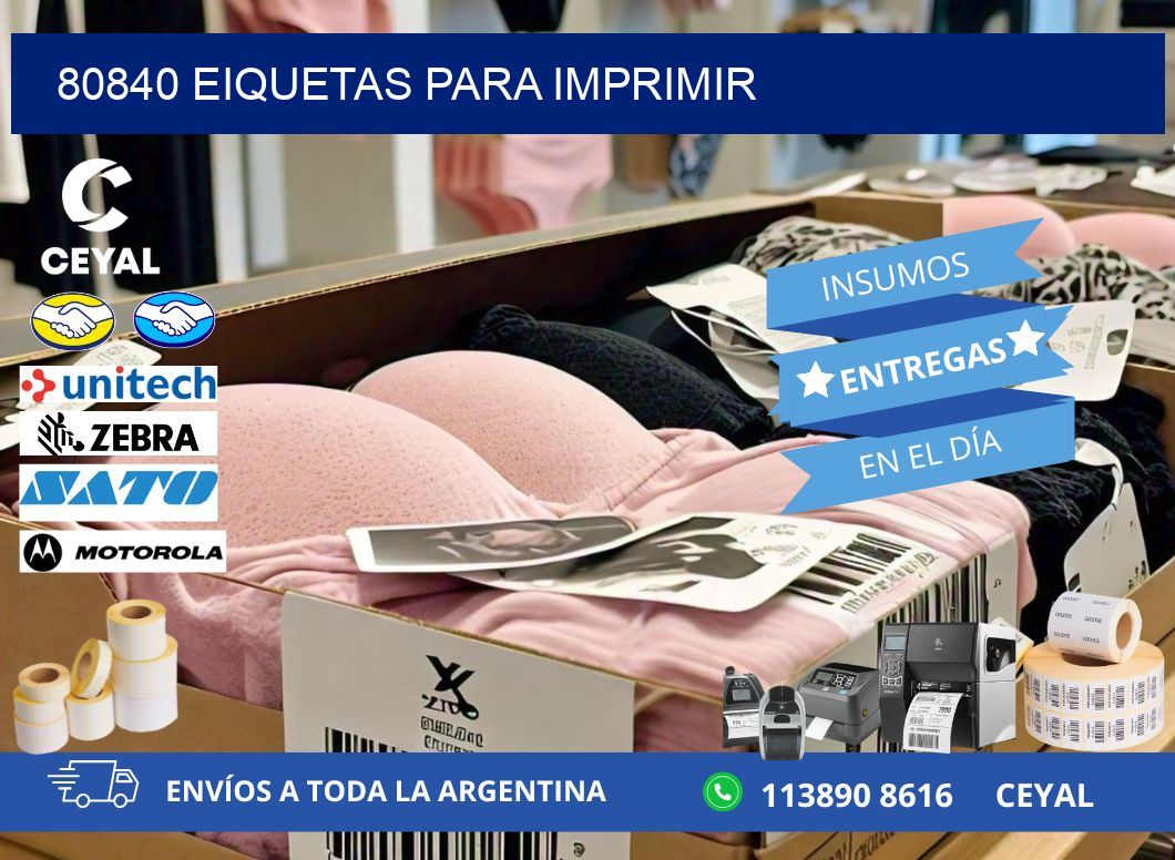80840 EIQUETAS PARA IMPRIMIR