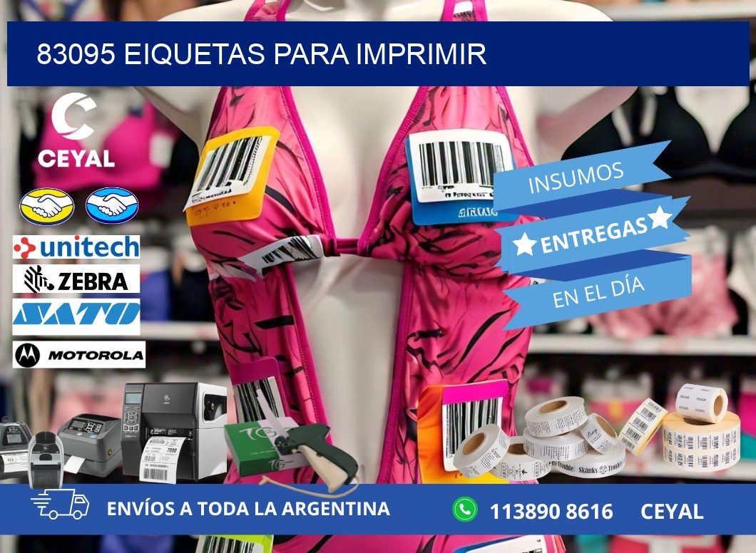 83095 EIQUETAS PARA IMPRIMIR