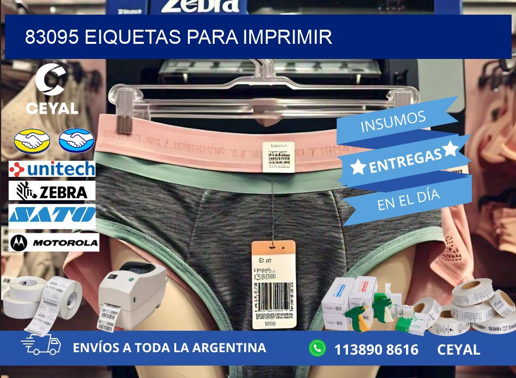 83095 EIQUETAS PARA IMPRIMIR