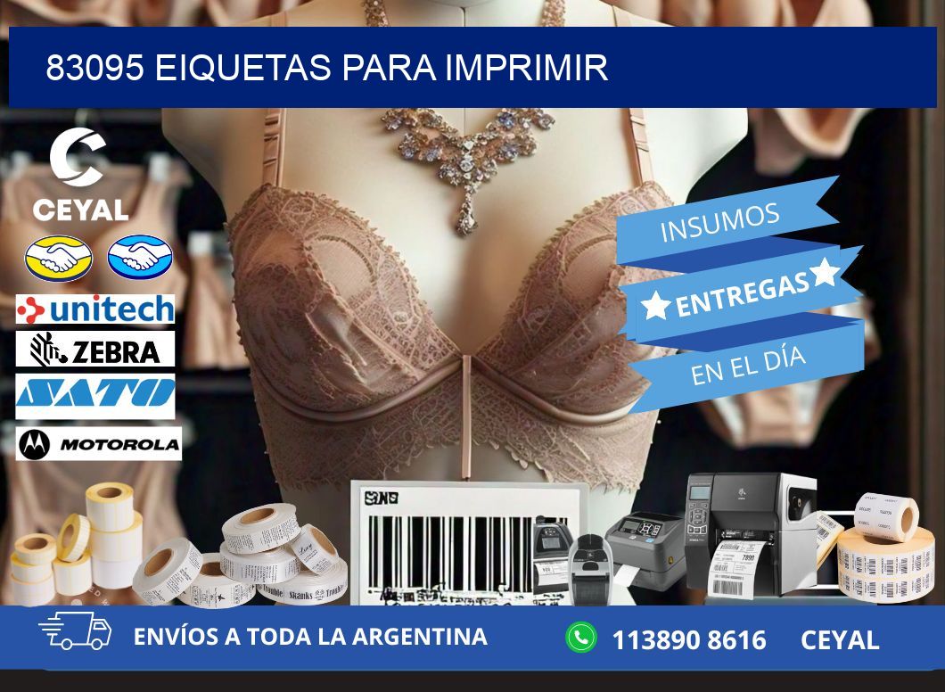 83095 EIQUETAS PARA IMPRIMIR