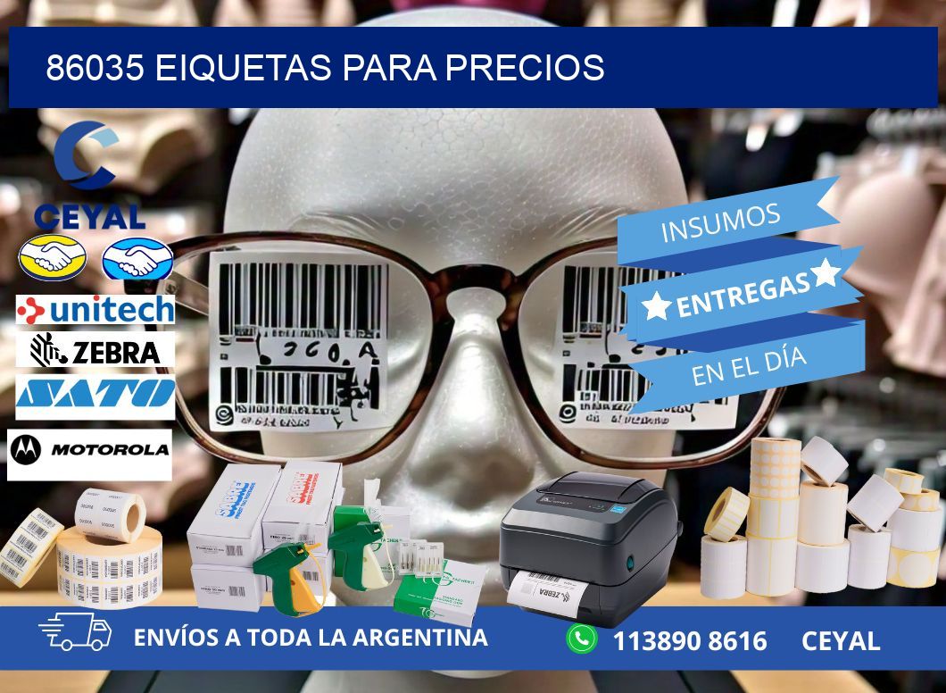 86035 EIQUETAS PARA PRECIOS