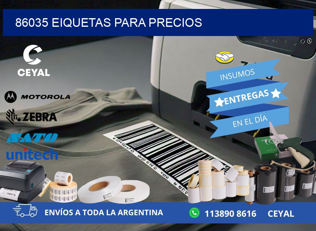86035 EIQUETAS PARA PRECIOS
