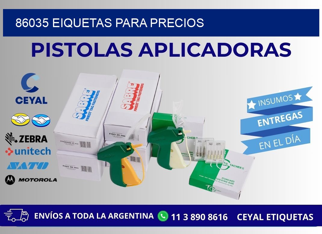 86035 EIQUETAS PARA PRECIOS