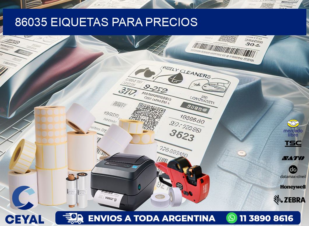 86035 EIQUETAS PARA PRECIOS