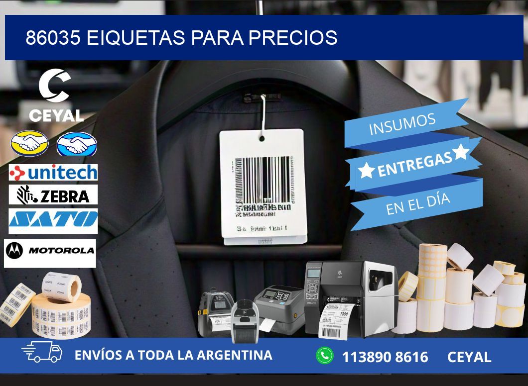 86035 EIQUETAS PARA PRECIOS