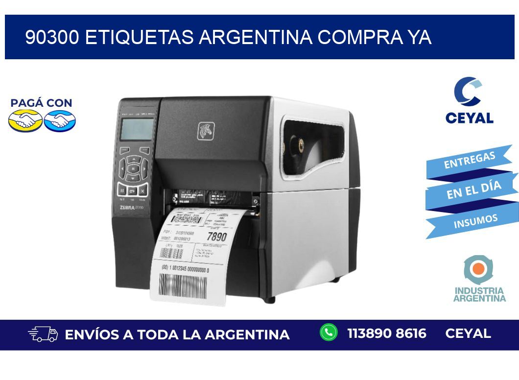 90300 etiquetas argentina COMPRA YA