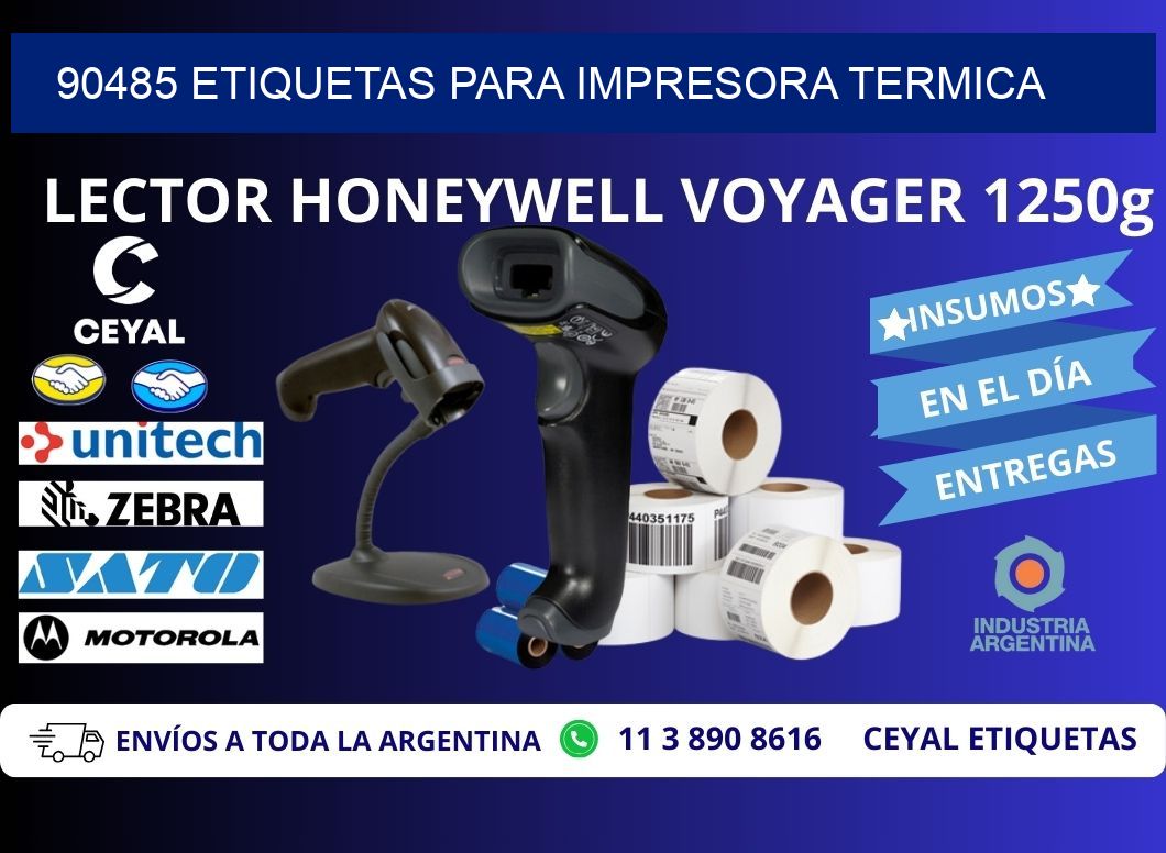 90485 ETIQUETAS PARA IMPRESORA TERMICA