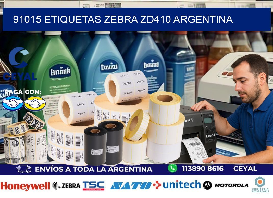 91015 etiquetas zebra zd410 argentina