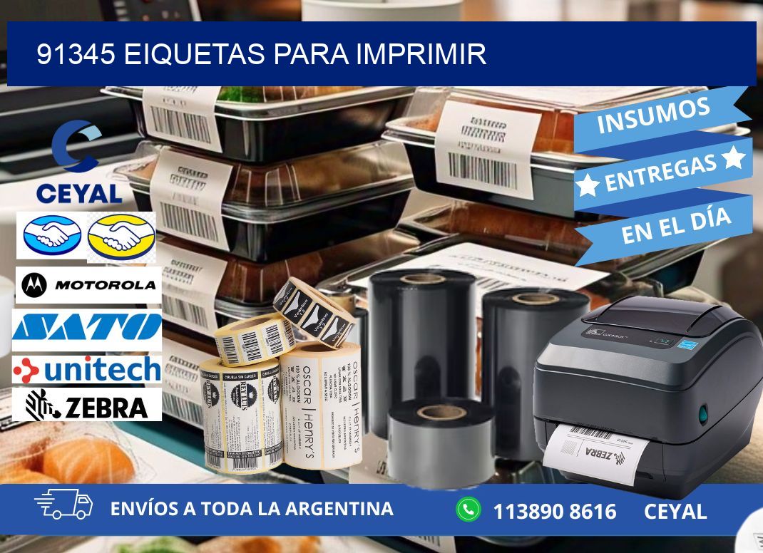 91345 EIQUETAS PARA IMPRIMIR