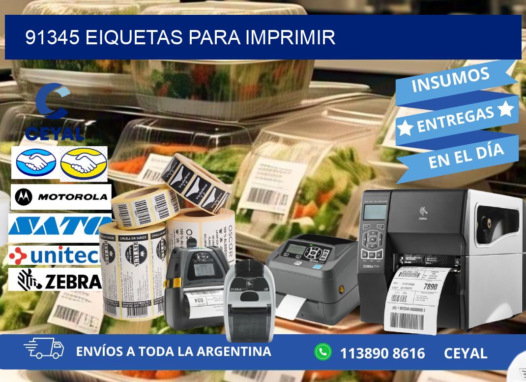 91345 EIQUETAS PARA IMPRIMIR