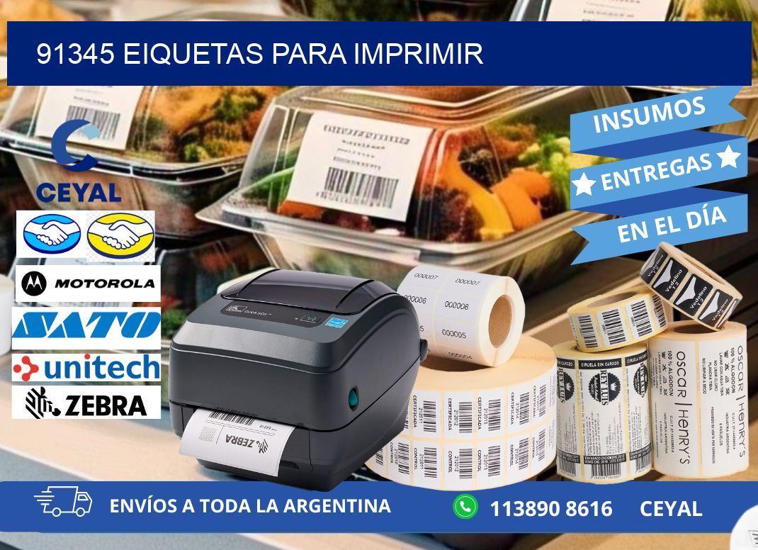 91345 EIQUETAS PARA IMPRIMIR