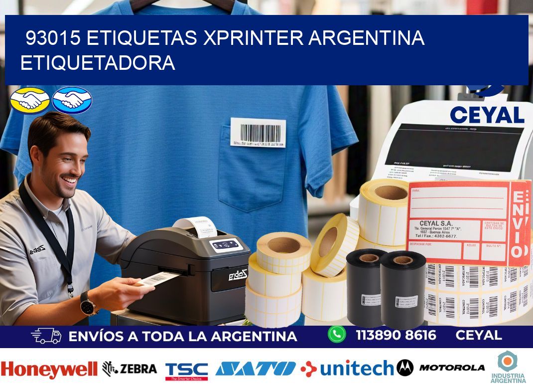 93015 etiquetas xprinter argentina ETIQUETADORA