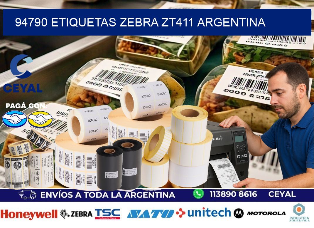 94790 etiquetas zebra zt411 argentina