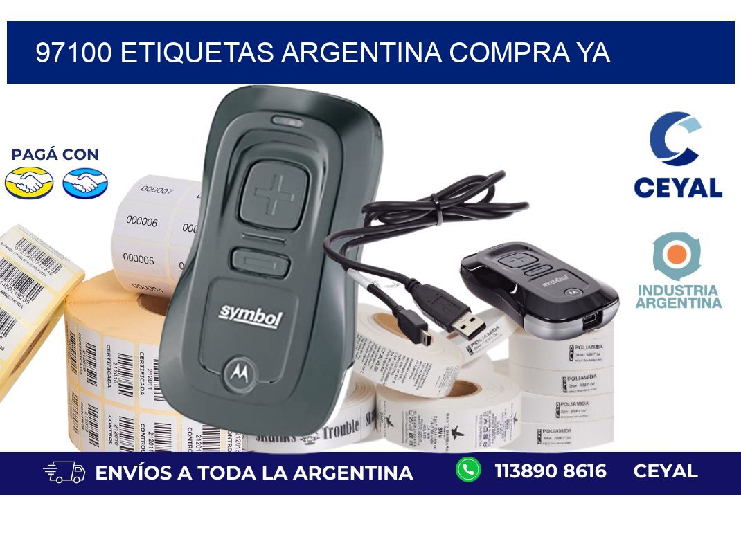 97100 etiquetas argentina COMPRA YA