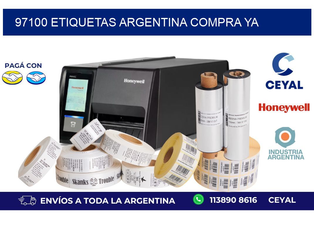 97100 etiquetas argentina COMPRA YA