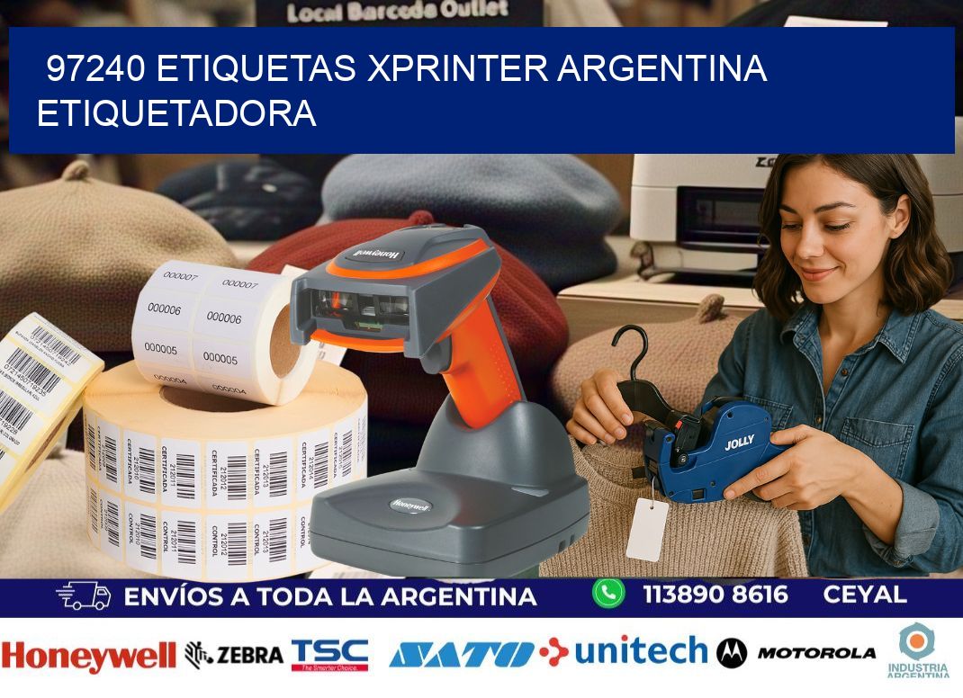97240 etiquetas xprinter argentina ETIQUETADORA