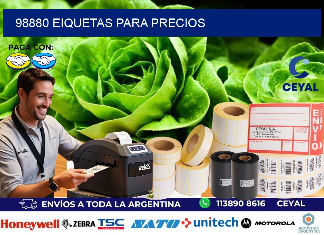 98880 EIQUETAS PARA PRECIOS