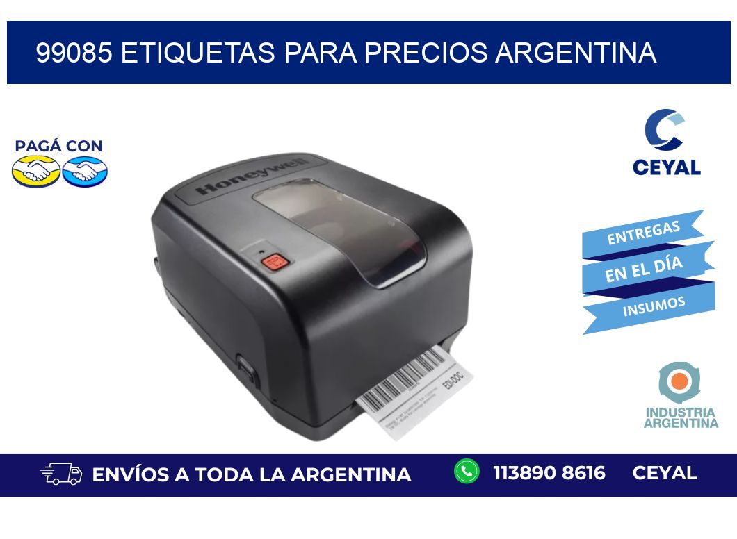 99085 ETIQUETAS PARA PRECIOS ARGENTINA