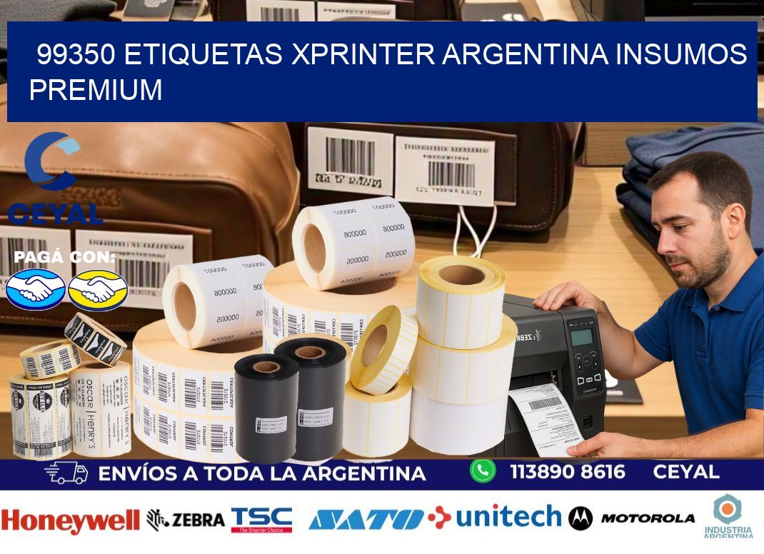 99350 etiquetas xprinter argentina INSUMOS PREMIUM