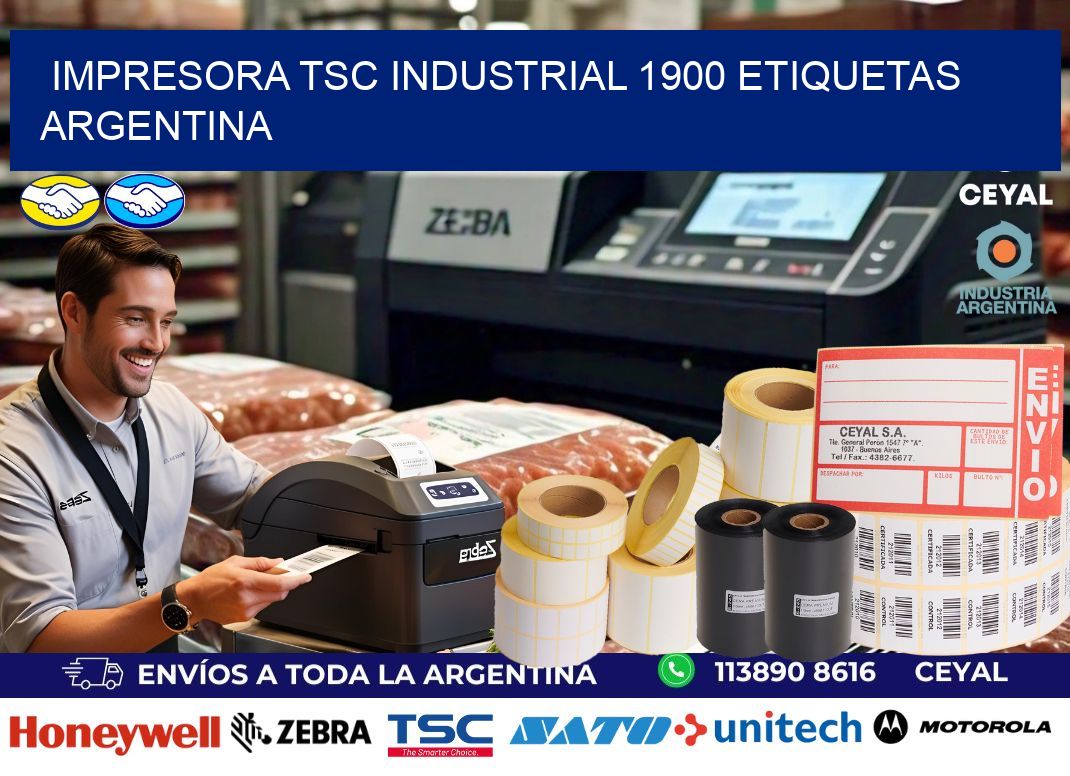 Impresora tsc industrial 1900 etiquetas argentina