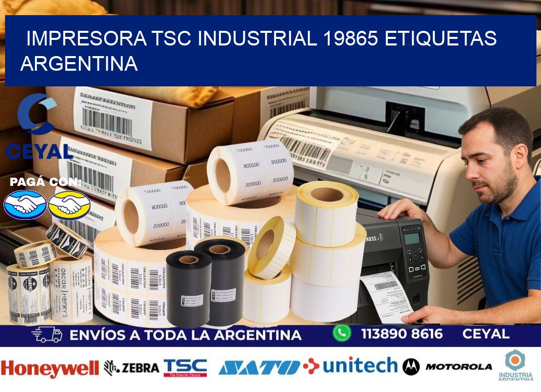 Impresora tsc industrial 19865 etiquetas argentina