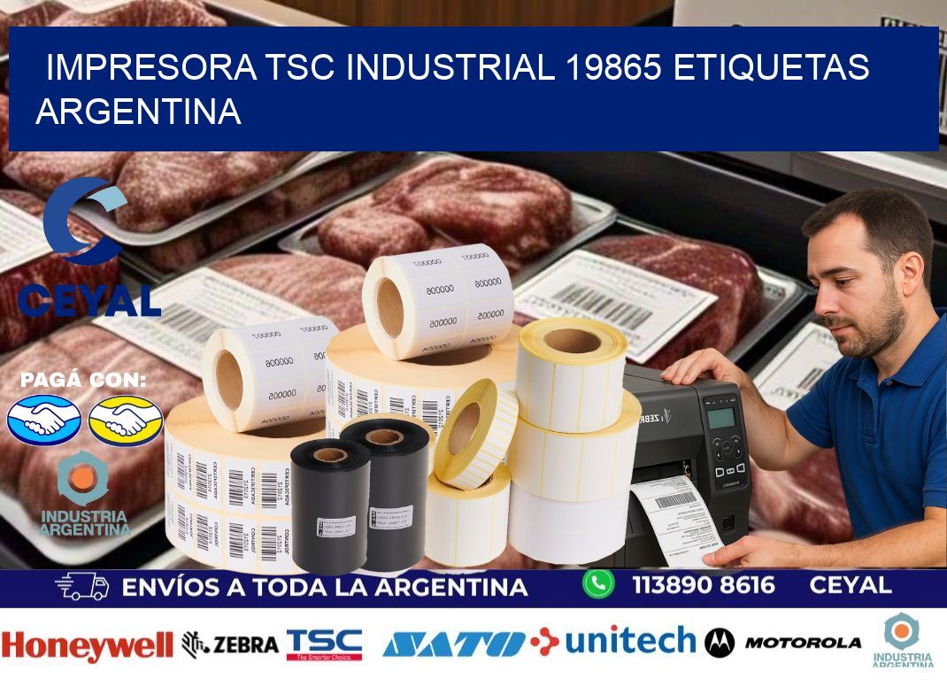 Impresora tsc industrial 19865 etiquetas argentina