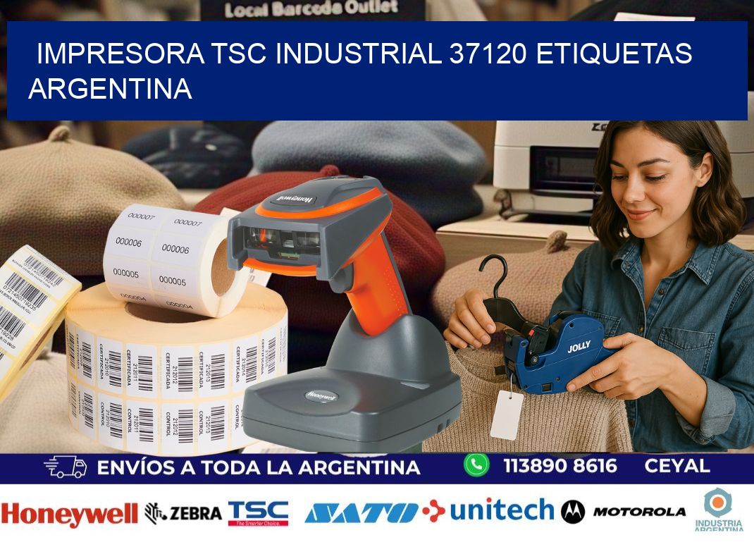 Impresora tsc industrial 37120 etiquetas argentina