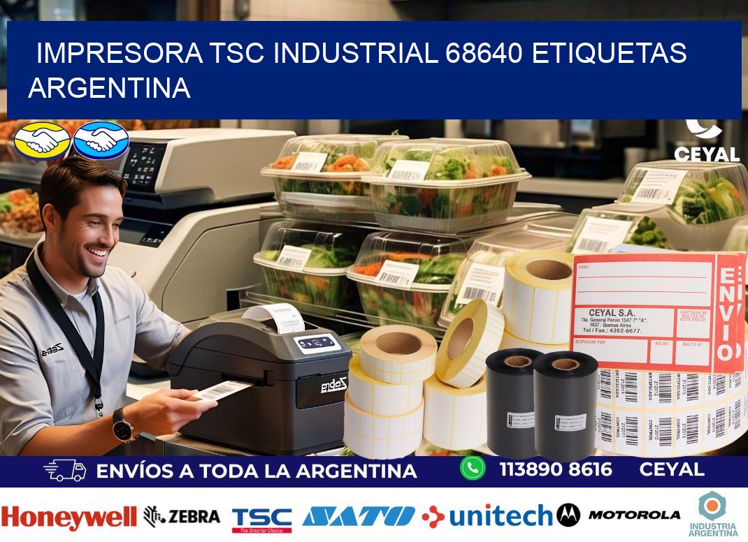 Impresora tsc industrial 68640 etiquetas argentina