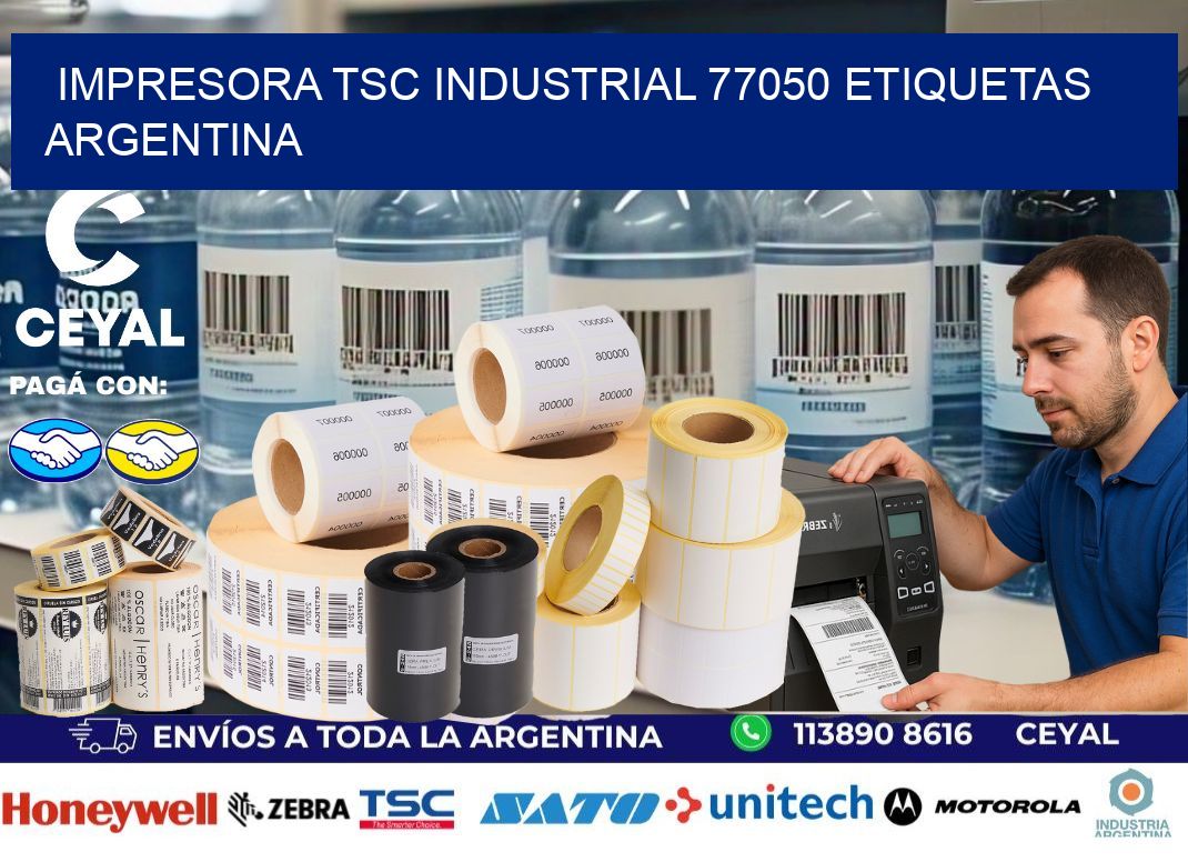 Impresora tsc industrial 77050 etiquetas argentina
