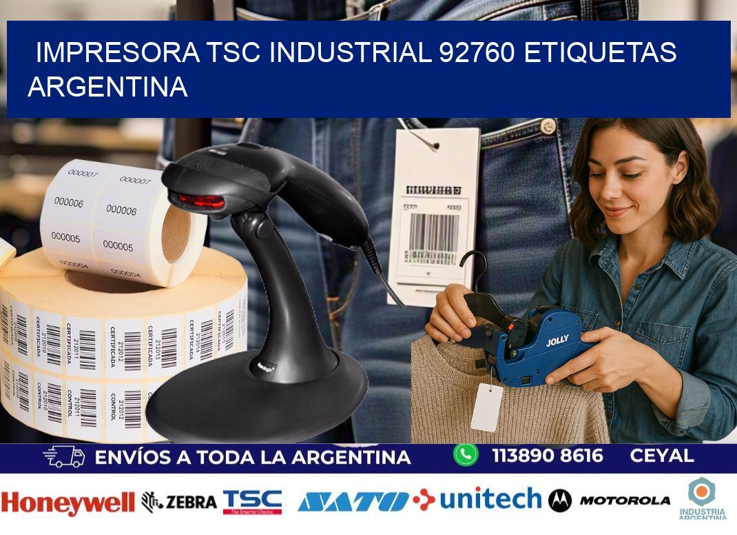 Impresora tsc industrial 92760 etiquetas argentina