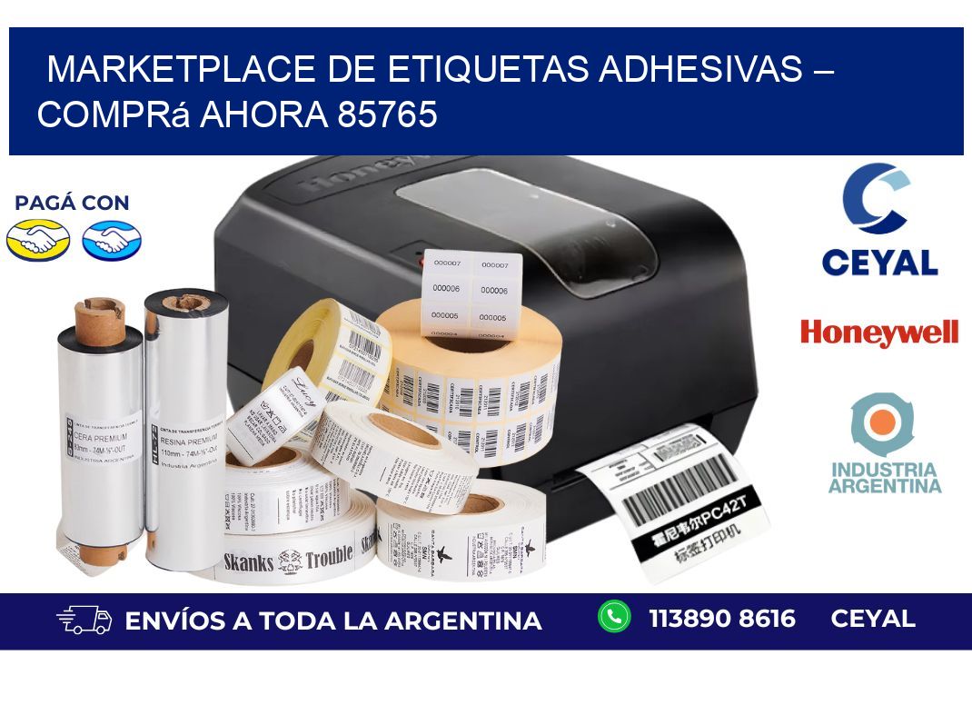 Marketplace de Etiquetas Adhesivas – Comprá Ahora 85765