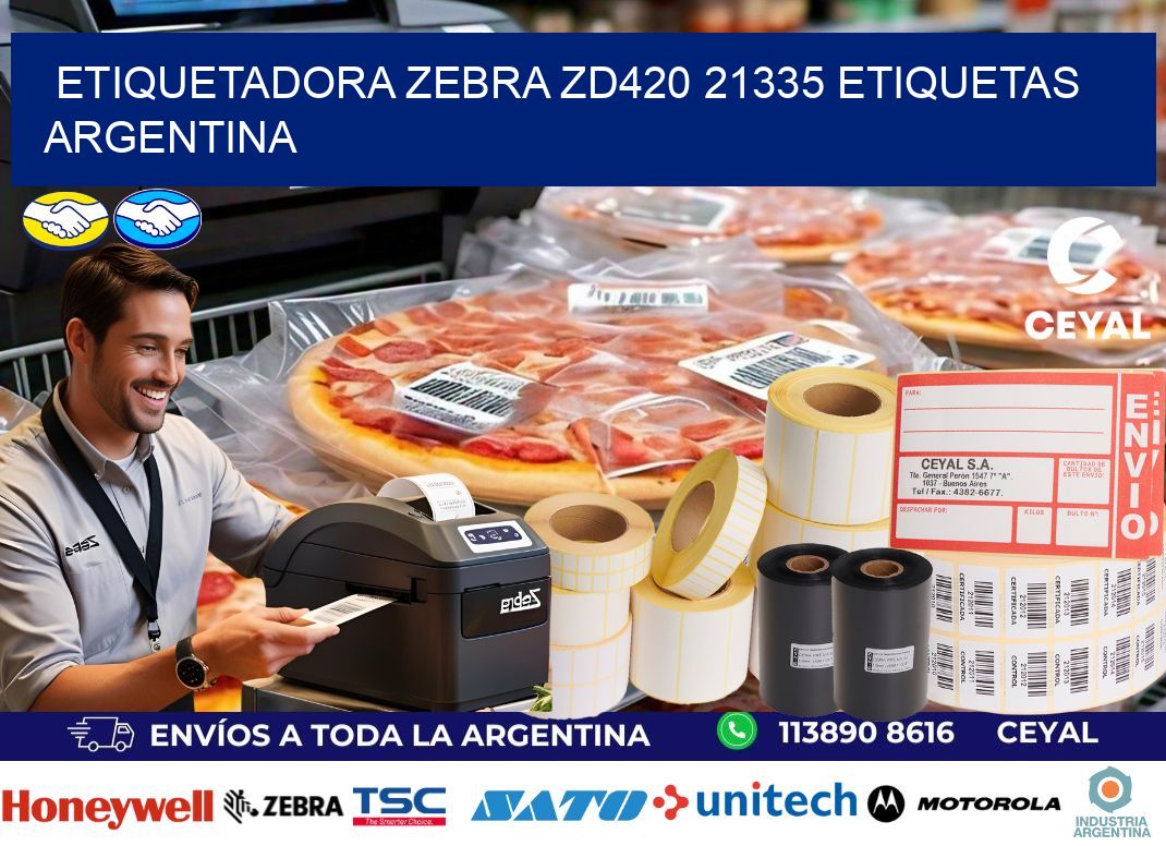 etiquetadora zebra zd420 21335 etiquetas argentina