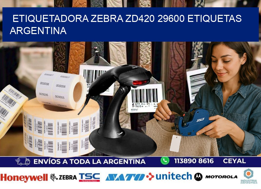 etiquetadora zebra zd420 29600 etiquetas argentina