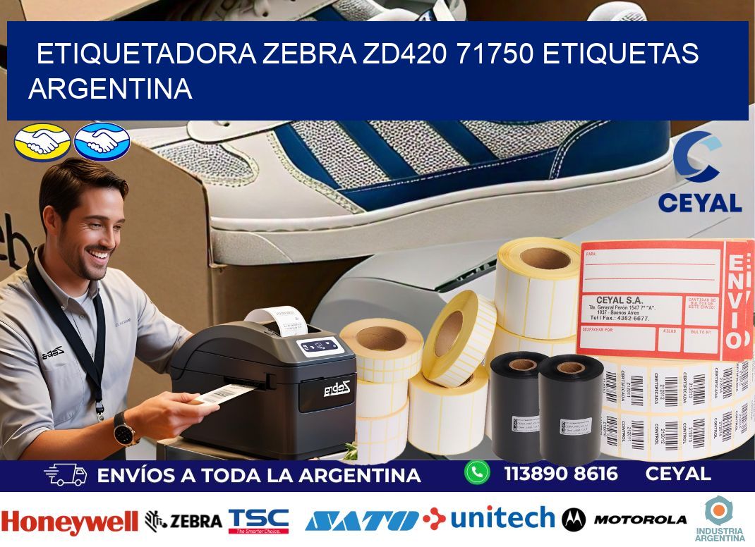 etiquetadora zebra zd420 71750 etiquetas argentina
