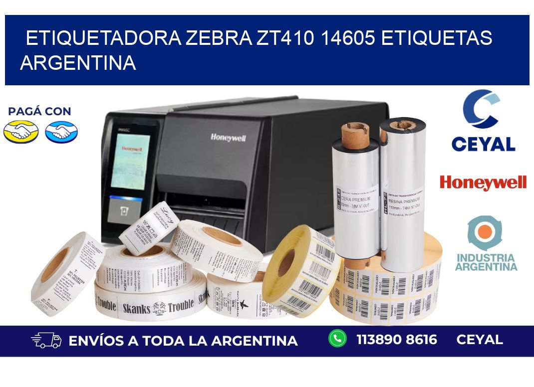etiquetadora zebra zt410 14605 etiquetas argentina