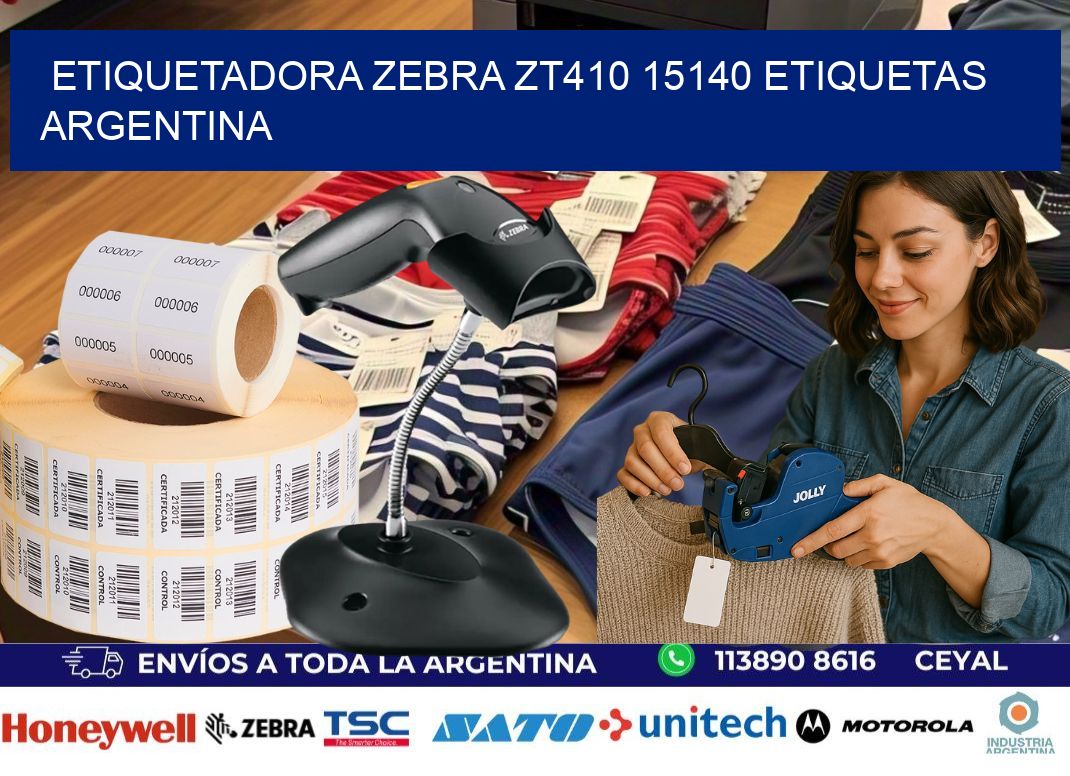 etiquetadora zebra zt410 15140 etiquetas argentina