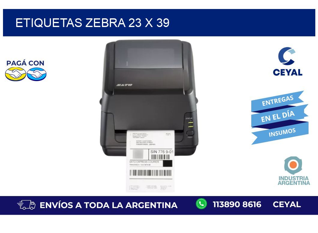 etiquetas zebra 23 x 39
