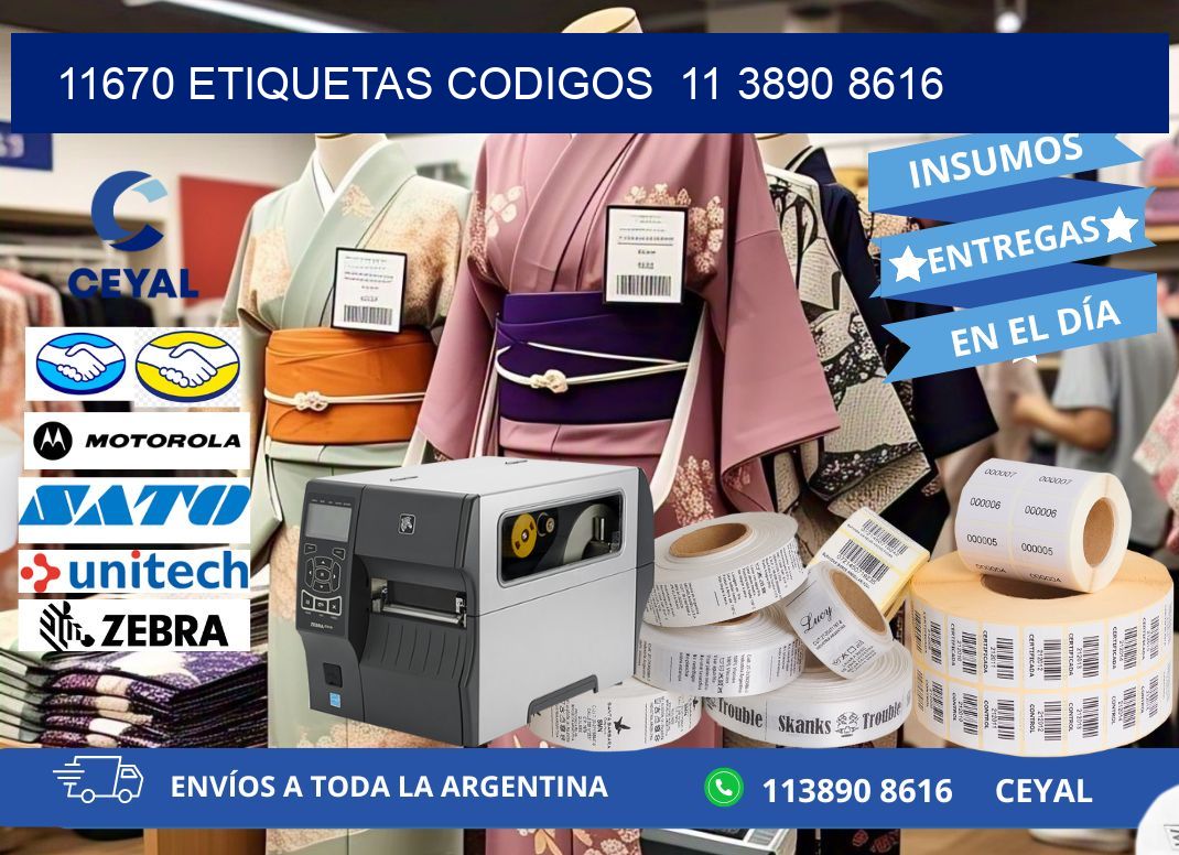 11670 ETIQUETAS CODIGOS  11 3890 8616