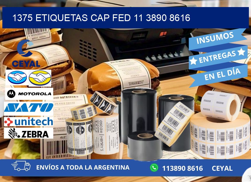 1375 ETIQUETAS CAP FED 11 3890 8616